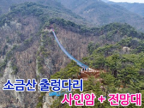 소금산 출렁다리 + 전망대 + 사인암
